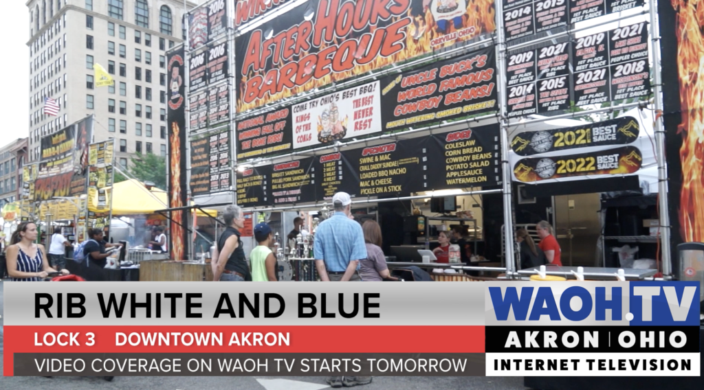 2023 Akron Rib White and Blue Festival WAOH Television Akron, Ohio